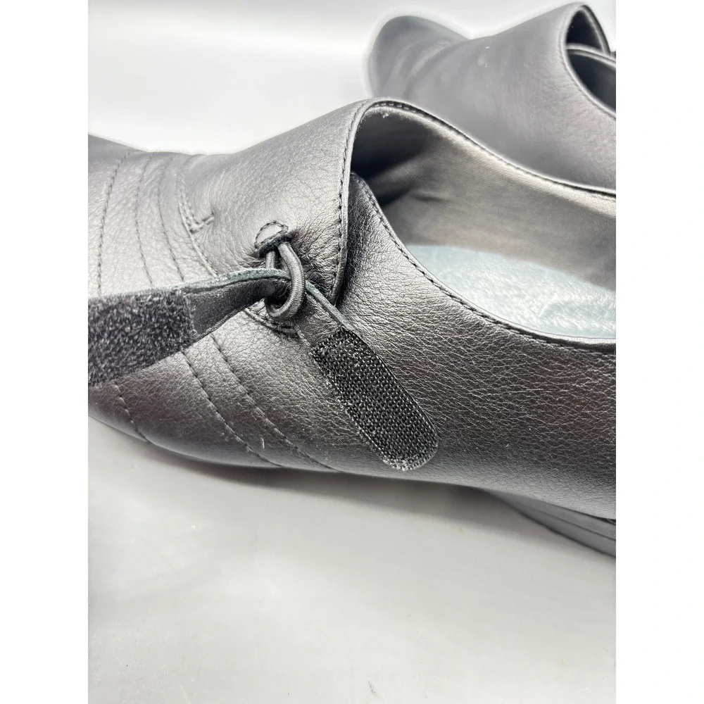 Dansko Womens Shoes 41 Franny Loafer Black Leather ‎ Comfort Shoes